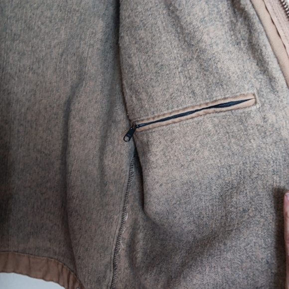 Carhartt Detroit Jacket Women's Size L Camel Tan Blanket Lined - Picture 10 of 16